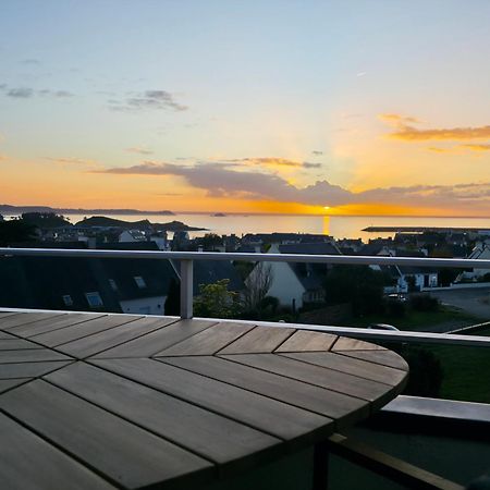 Appartement Bretagne Vue Mer Exceptionnelle Sur Les Hauts D'Erquy Au Calme ! Et Au Pied Du Gr34 Bagian luar foto