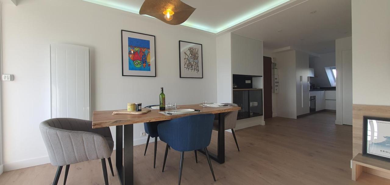 Appartement Bretagne Vue Mer Exceptionnelle Sur Les Hauts D'Erquy Au Calme ! Et Au Pied Du Gr34 Bagian luar foto